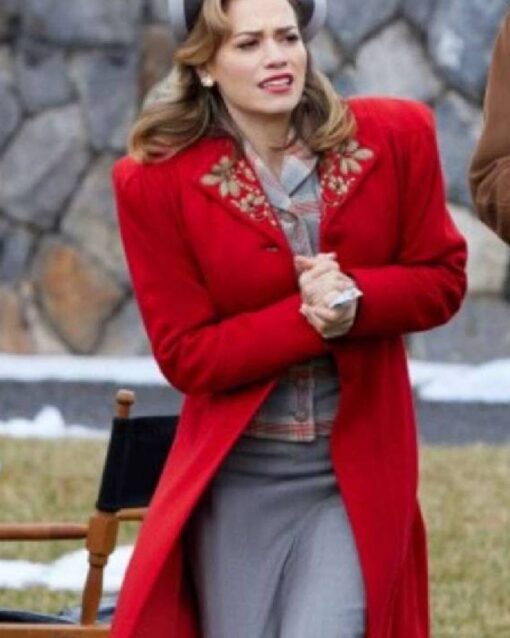 A Biltmore Christmas Bethany Joy Lenz Red Coat