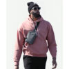 Anthony Davis Pink Pullover Hoodie front