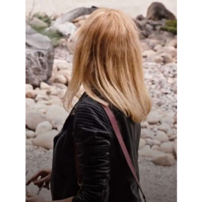 Beth Dutton Yellowstone Black Leather Jacket back