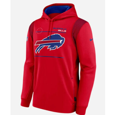 Buffalo Bills Sideline Red Hoodie front