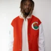 Buy Anwar Carrots x Walmart Red White Varsity Jacket sale