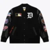 Detroit Tigers Jacket Vintage Logo Varsity Jacket