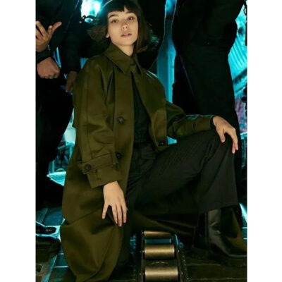 Diana Cavalieri Citadel Diana Green Trench Coat front