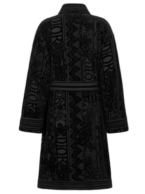 Dior Black Bathrobe back