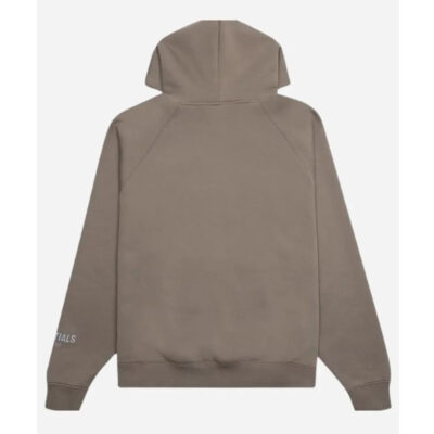 Essentials Brown Hoodie back