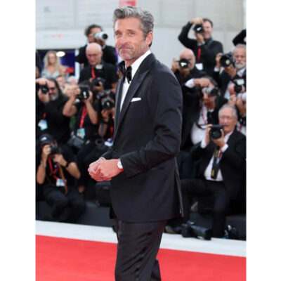 Ferrari Movie Event Patrick Dempsey Black Suit side