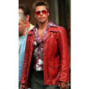 Fight Club Tyler Durden Leather Jacket front