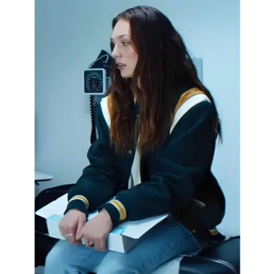 Fitting In 2024 Maddie Ziegler Bomber Jacket side