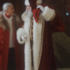 Keeping Up with the Clauses Santa Coat With Free Cap