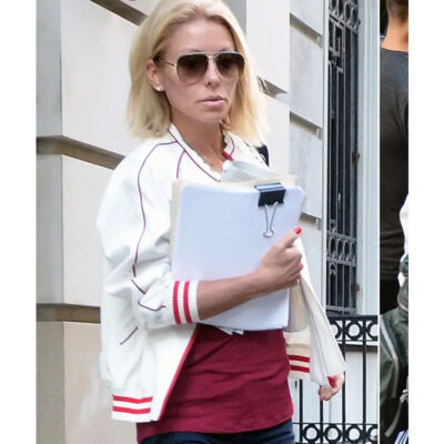 Kelly Ripa Bomber Jacket front1