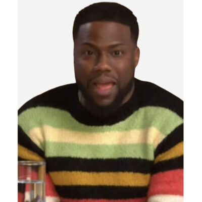 Kevin Hart The Today Show Striped Sweater front