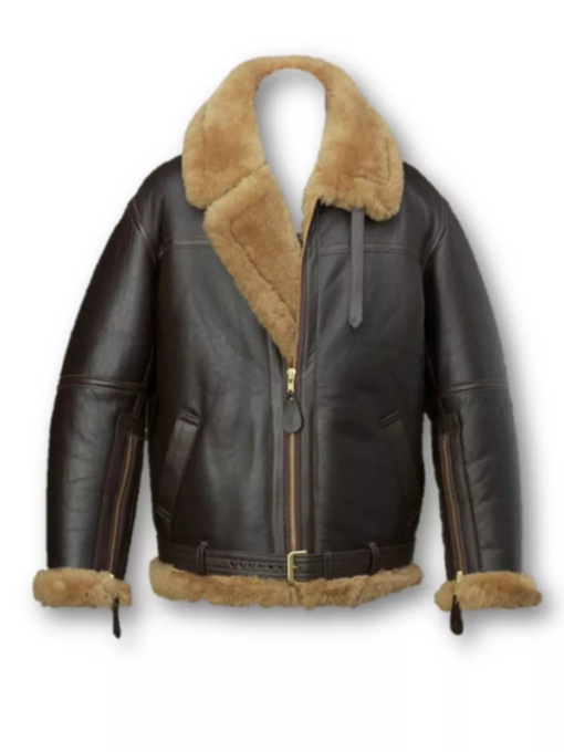 Kraven the Hunter 2024 Aaron Taylor Shearling Jacket