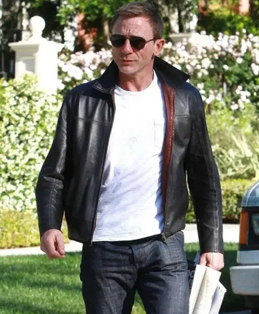 Layer Cake Daniel Craig Leather Jacket