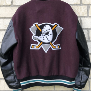 Majestics The Mighty Ducks Varsity Leather Jacket 300x300 1