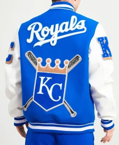 Mashup Kansas City Royals Varsity Jacket Back