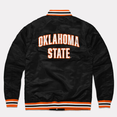 Oklahoma State Cowboys Script Jacket back