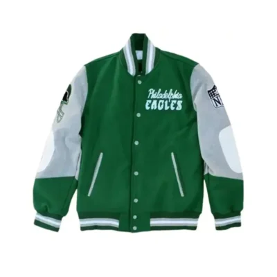 Princess Diana Philadelphia Eagles Varsity Jacket 1