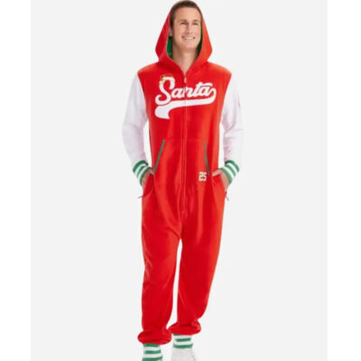 Santa Clause Santa Jumpsuit Costume front