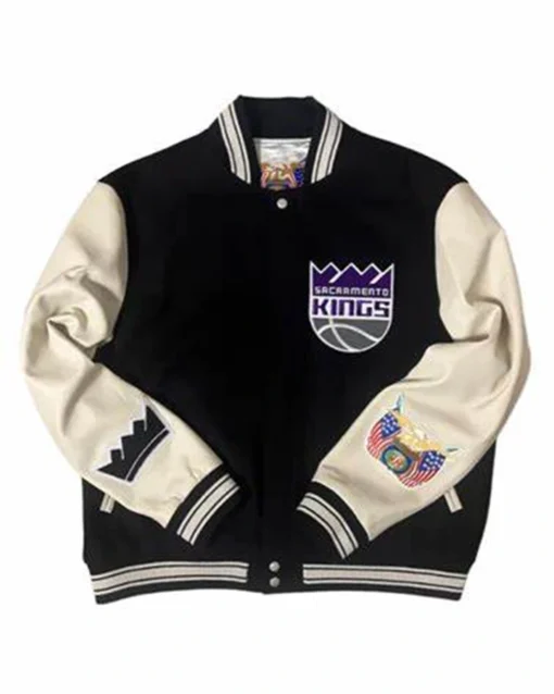 Taylor Sacramento Kings Bomber Jacket 1