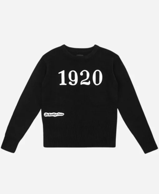 The View Whoopi Goldberg 1920 Black Sweater Front