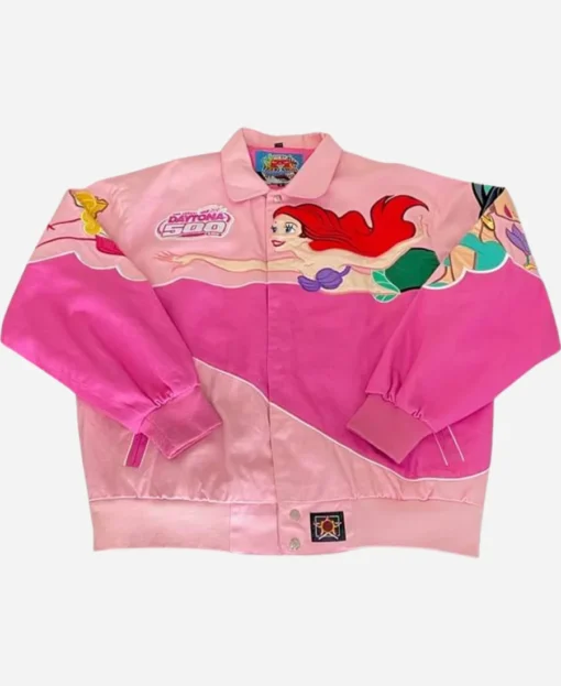 Vintage Disney Princess Daytona 500 Pink Jacket For Womens