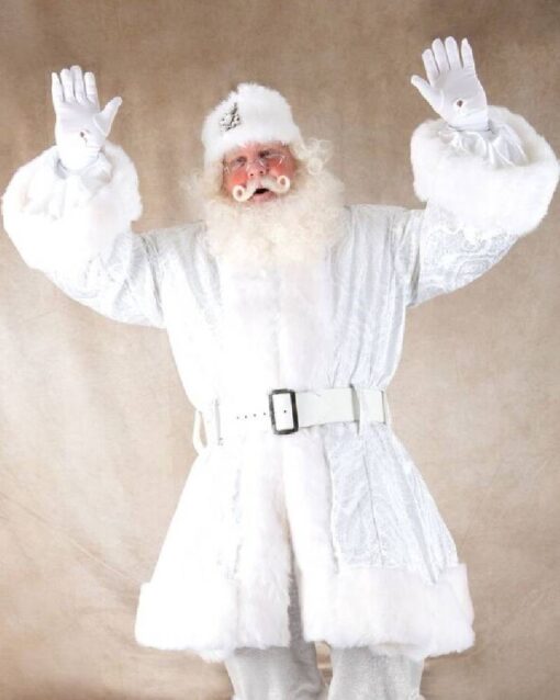 White Christmas Santa Claus Coat