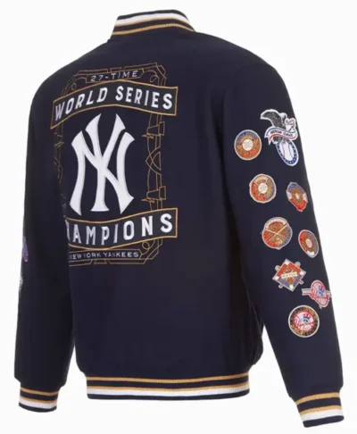 new york yankees championship jacket Back 600x729 1