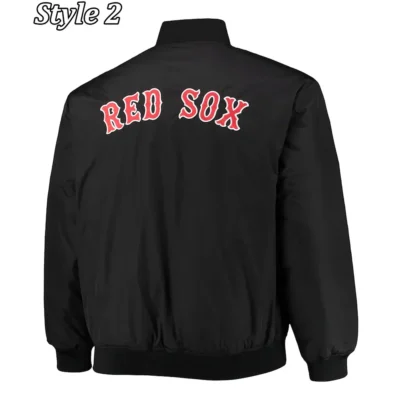 Boston Red Sox Black Satin Jackets