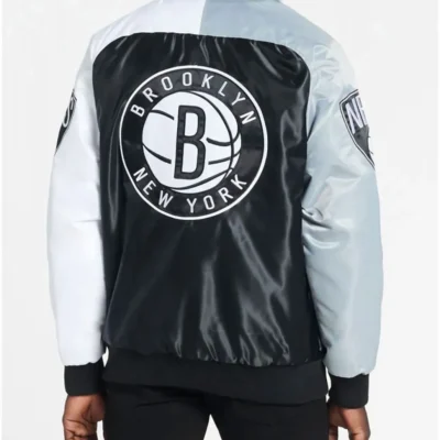 Brooklyn Nets Remix Satin Color Block Jackets