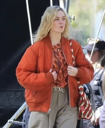 Elle Fanning Red Bomber Jacket 600x729 1