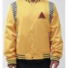 Future Retro Satin Yellow Jacket