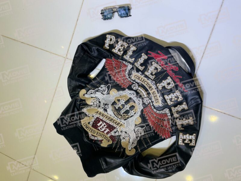Pelle Pelle Anniversary Black Leather Jacket scaled 1
