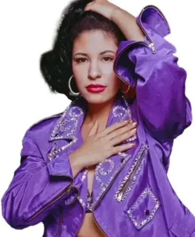 Selena Quintanilla Purple Motorcycle Leather Jacket 510x619 1