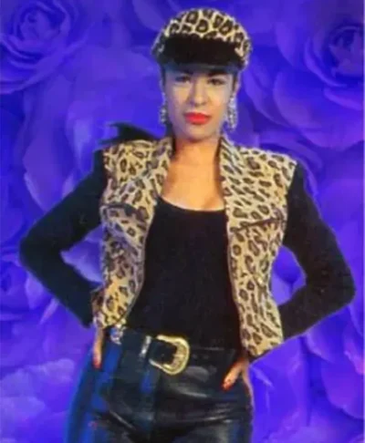 Selena Quintanilla Singer Leopard Cheetah Print Jacket 1