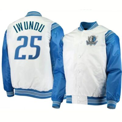 dallas mavericks wes iwundu satin jacket