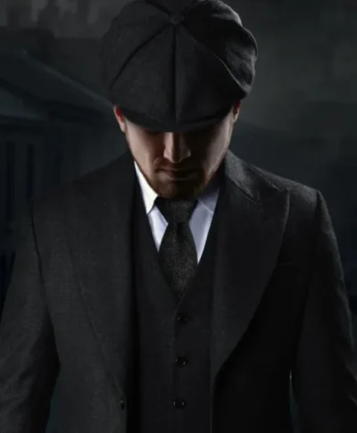 three 3 piece grey peaky blinders suit 510x619 1